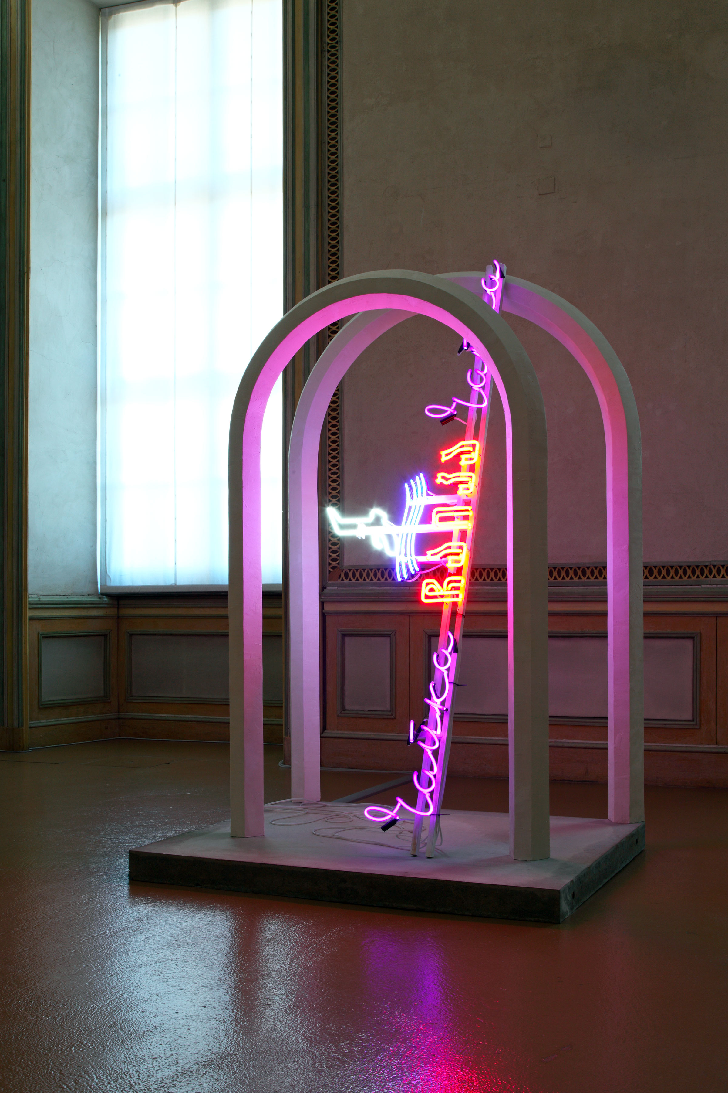 Andro Wekua, Neon with Arches, 2010-2011  